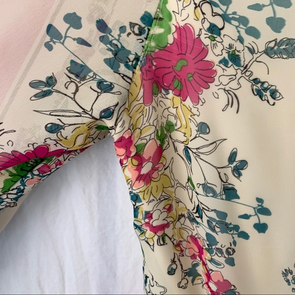 Boutique Floral A-line Knee-length Dress EUC - Picture 7 of 15